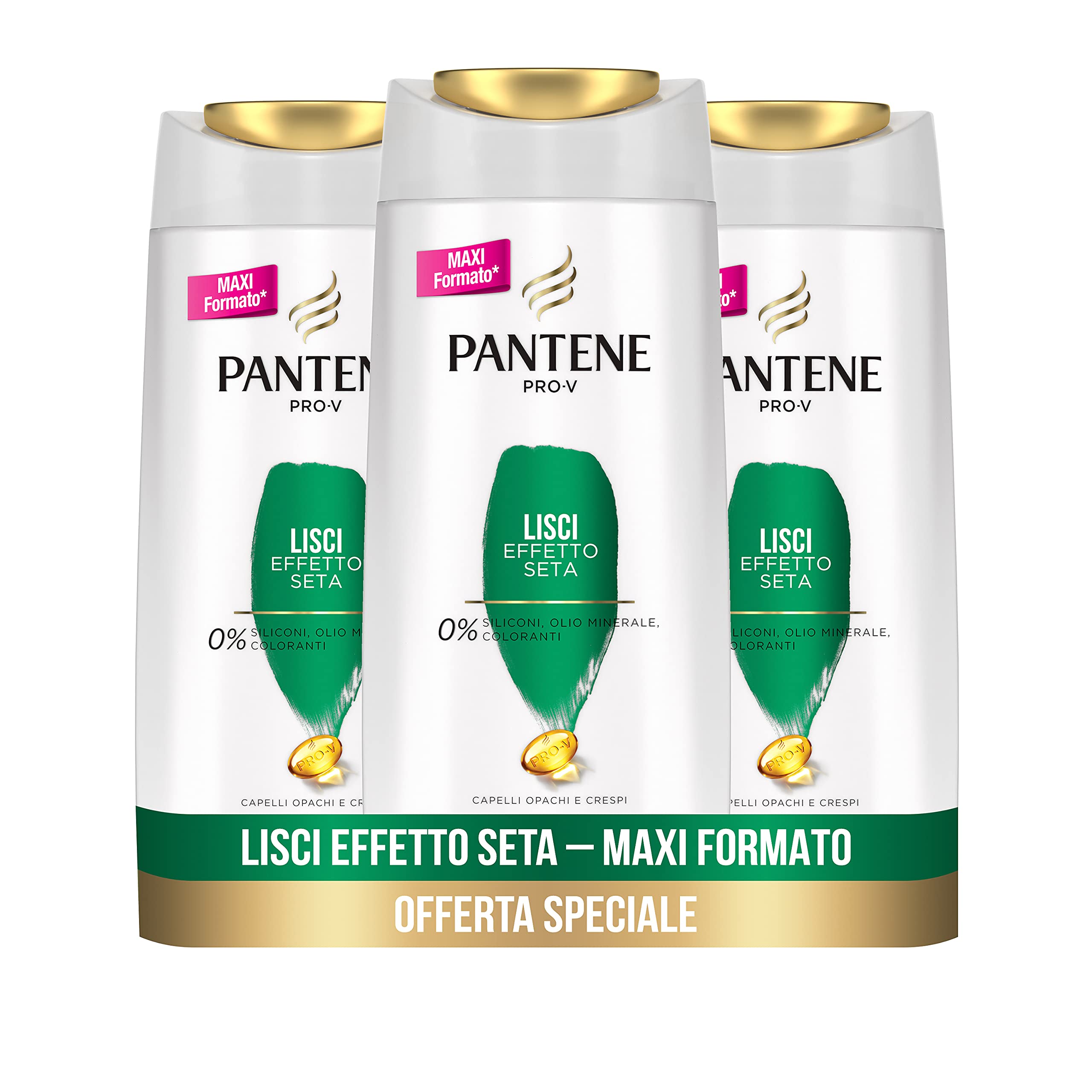 Pantene Effect Arrow List Szampon, 3 x 675 ml