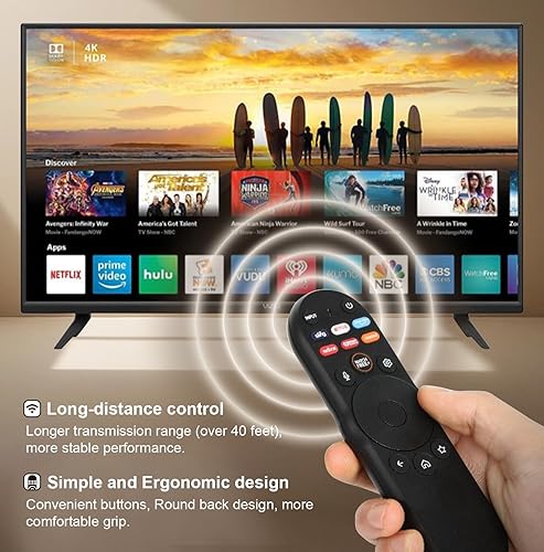 Miniatura 4 de para reemplazo de Smart TV Vizio, para control remoto VIZIO 2019-2024 para Smart TV con control de voz.