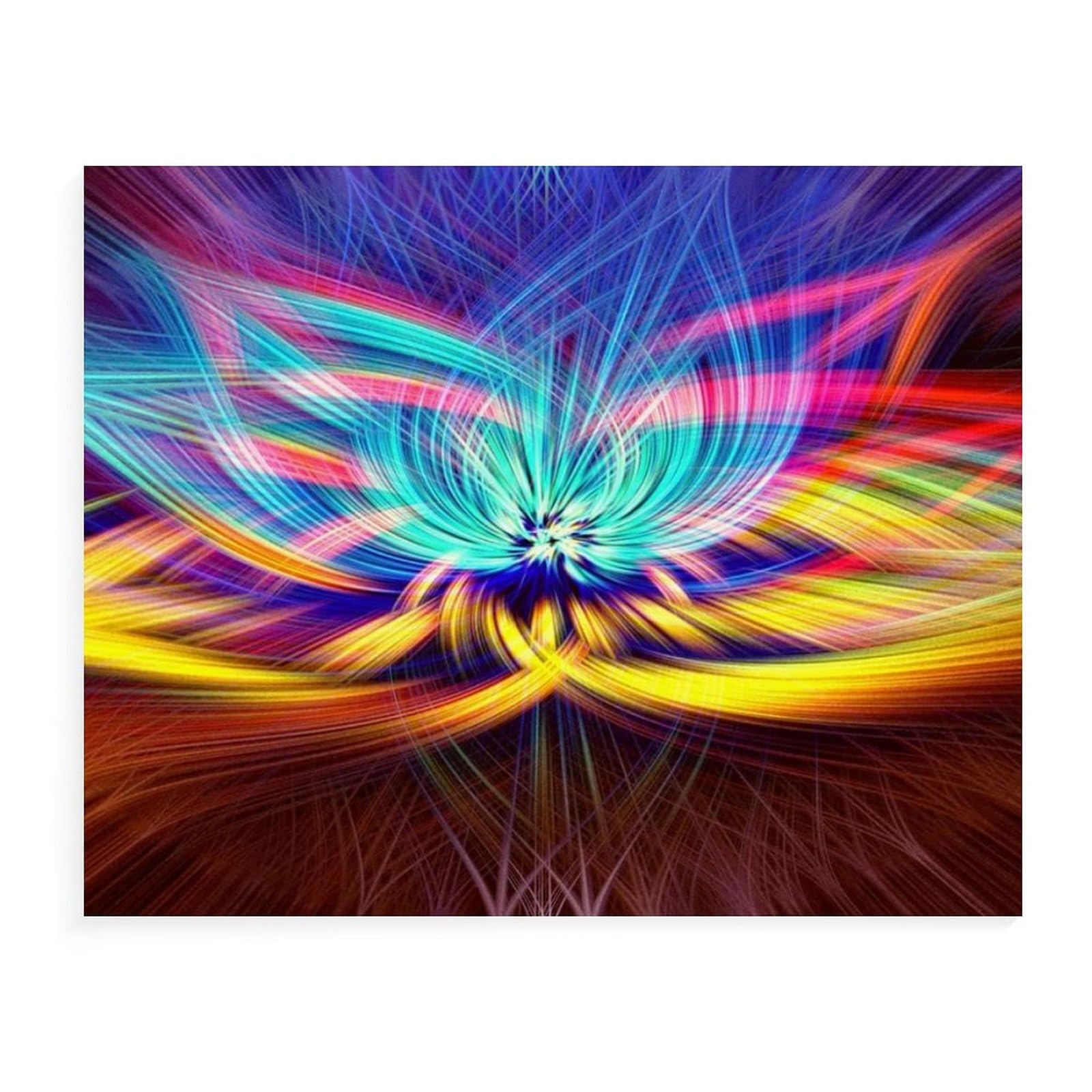 Jigsaw Puzzles for Adults 1000 Piece,psychedelic colours,Wooden puzzle， Difficult Puzzle for Adult Teenagers Leisure Fun Game Toy Suitable for Family Friends Decorative(75x50cm）-85