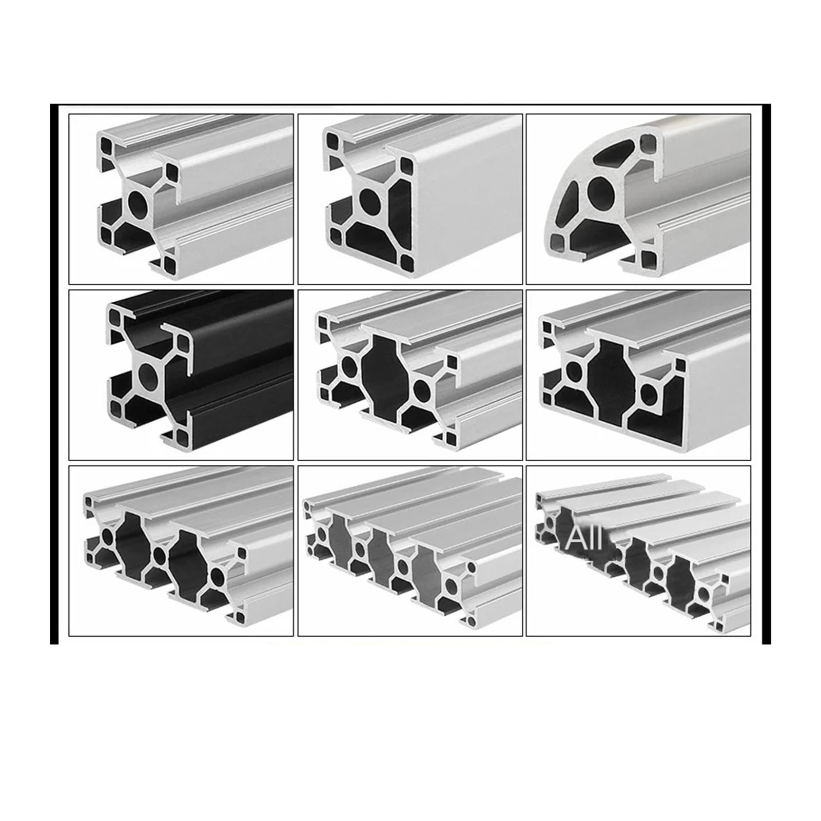 2020 3030 3060 30120 30150 perfil de aluminio con ranura en T marco estándar la UE CNC pieza impresora 3D máquina grabado láser(30120-T,400mm)