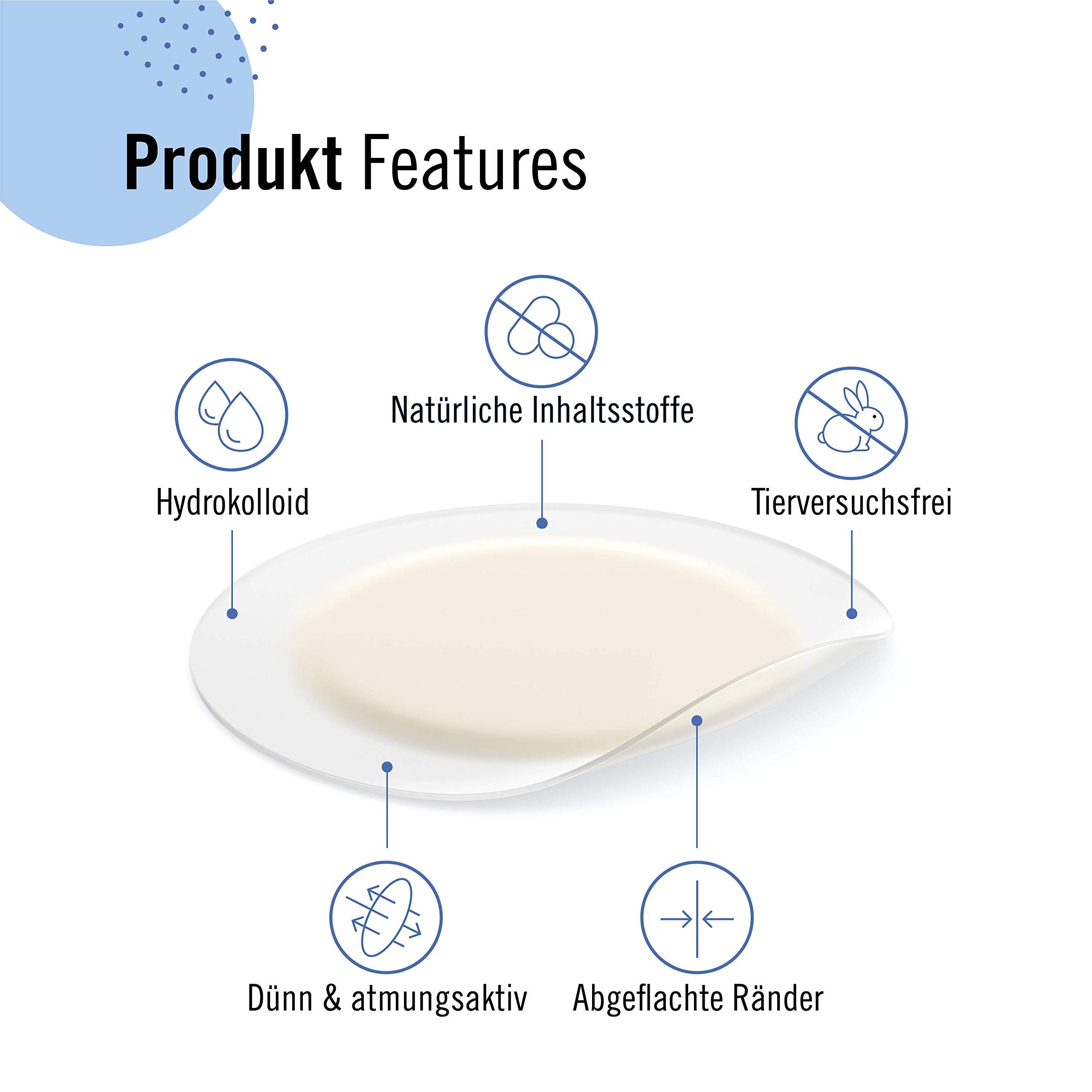 Premium Pickel Patch Hydrocolloid - 39 Antipickel Patches Für Akne Pickelpatches Unsichtbar - Zwei Größen 24 x 12 mm und 15 x 10 mm - Hydrokolloid Pflaster Gegen Pickelflecken Und Aknenarben