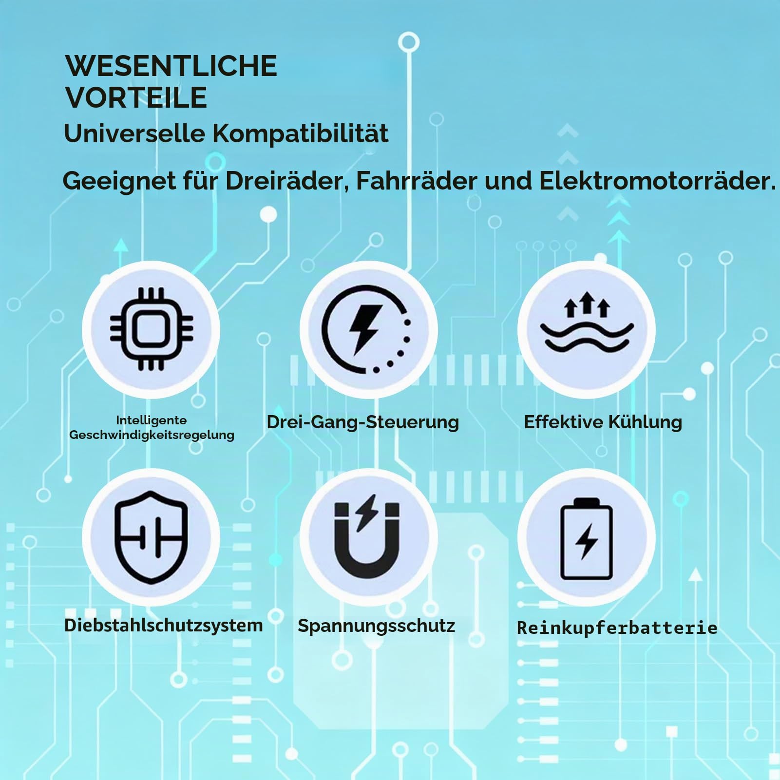24 V-36 V / 36 V-48 V, 250 W / 350 W, bürstenloser E-Bike-Controller, mit LCD-Display, wasserdicht, für E-Bike und Motorrad