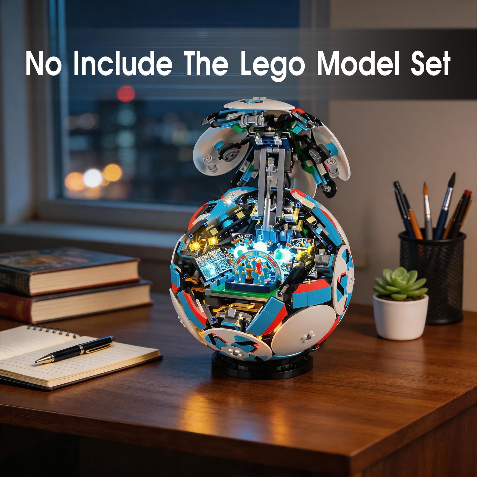 Kit di luci a LED compatibile con Lego 43019 Editions Set di palloni da calcio, kit di luci per modello Lego 43019, non incluso il set di modelli