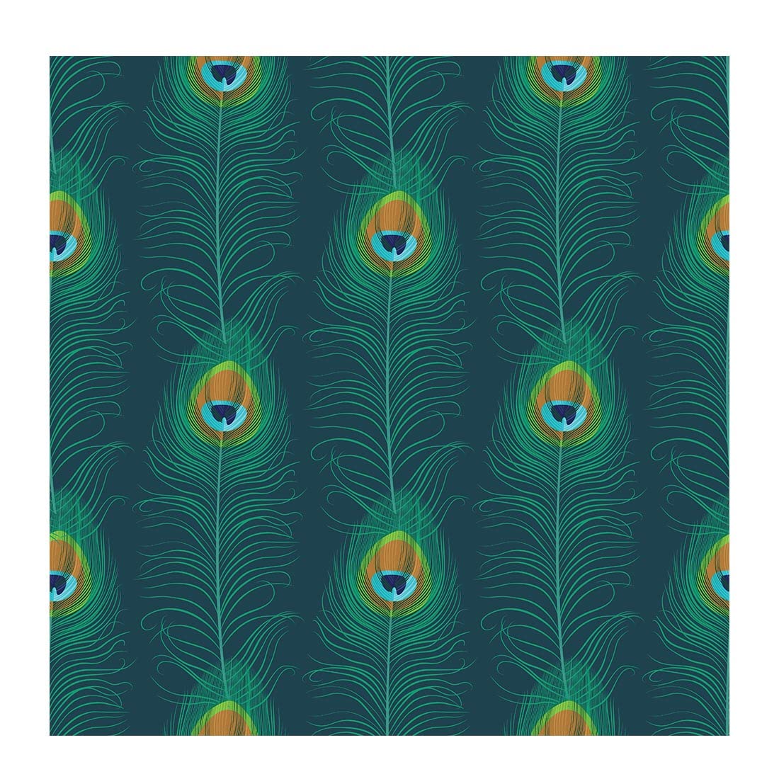 100Yellow® Peacock Feather Design for Temples Wallpaper (26.67 Sq Ft, Self Adhesive PVC Vinyl) (B07B98R5HF) Amazon Price History, Amazon Price Tracker