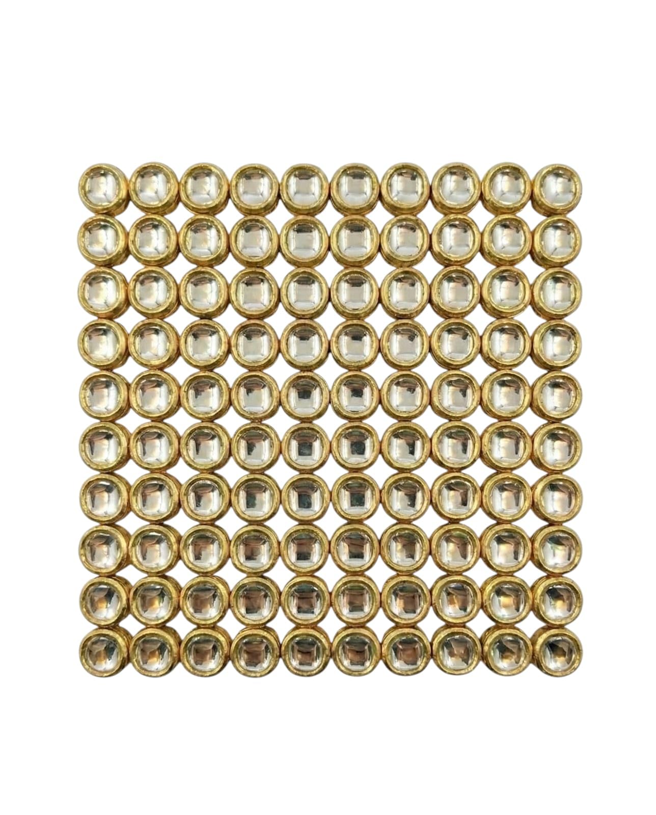 Kundan Stones Beads for Craft, Jewellery Making, Bangles Work, Maggam Work Material, Stones for Embroidery Work, Aari Work-100 pcs Pack (Round)-picture-26