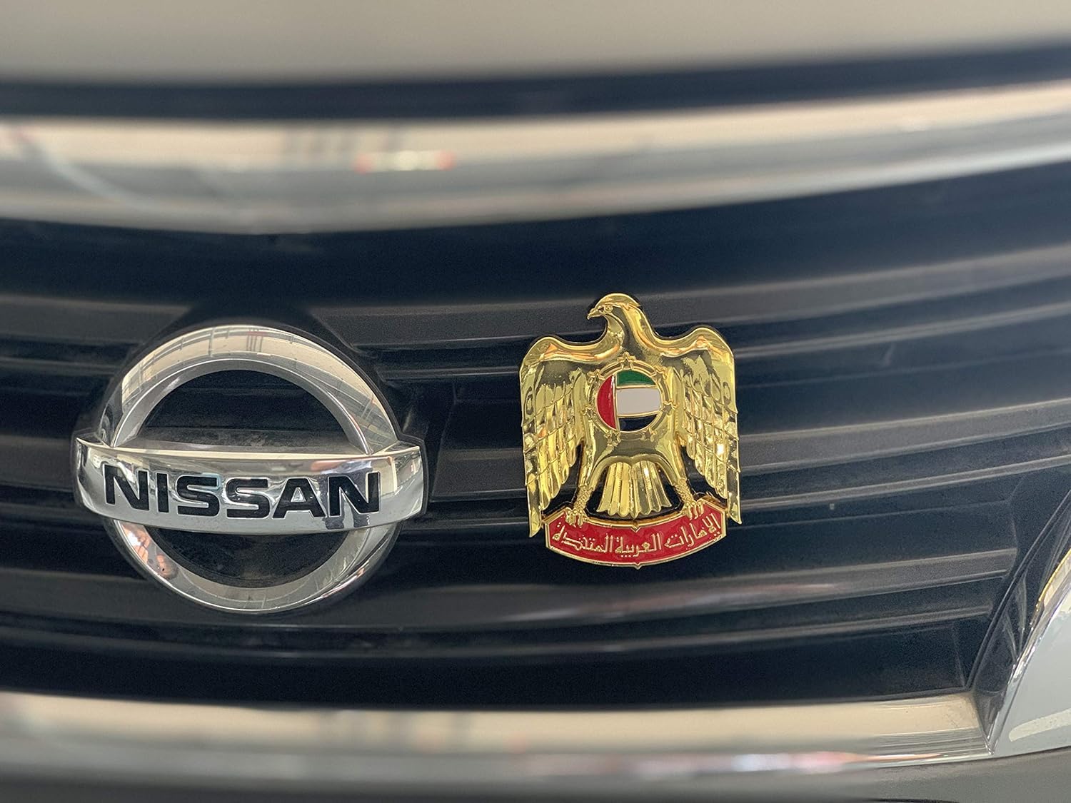 UAE Eagle Logo Car Emblem Gold colour