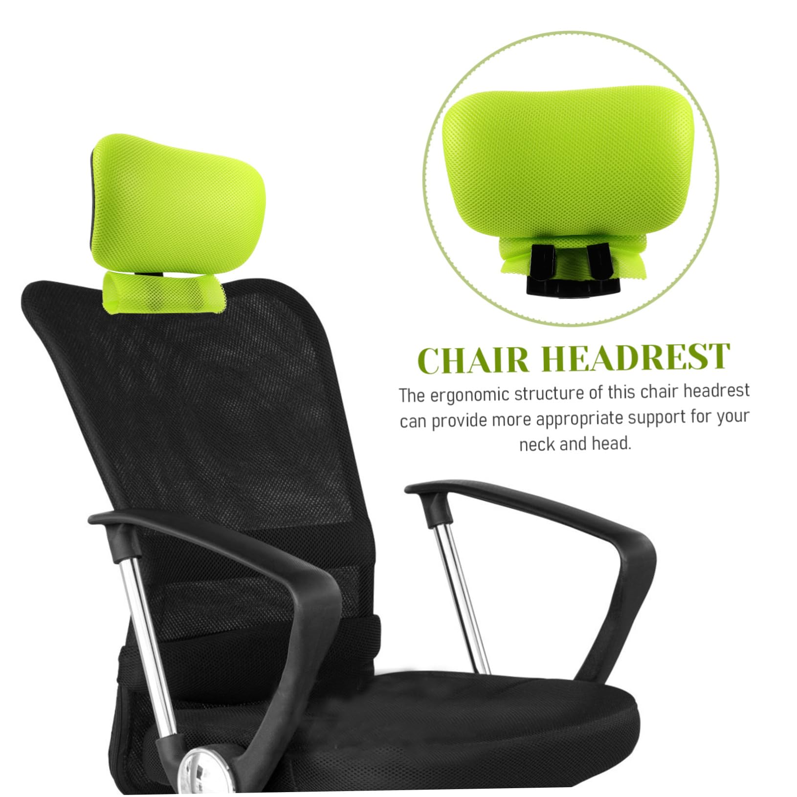 Accesorio para Reposacabezas De Silla De Oficina Almohada Ajustable Soporte Ergonómico