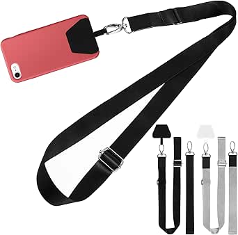 Cordino Portacellulare Universale Con 2 Adesivi - Tracolla Regolabile In Nylon Per Smartphone | Libera Le Mani - Foto 8