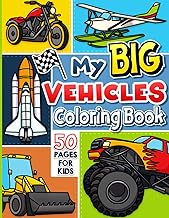 Vehicles Coloring Book for Kids