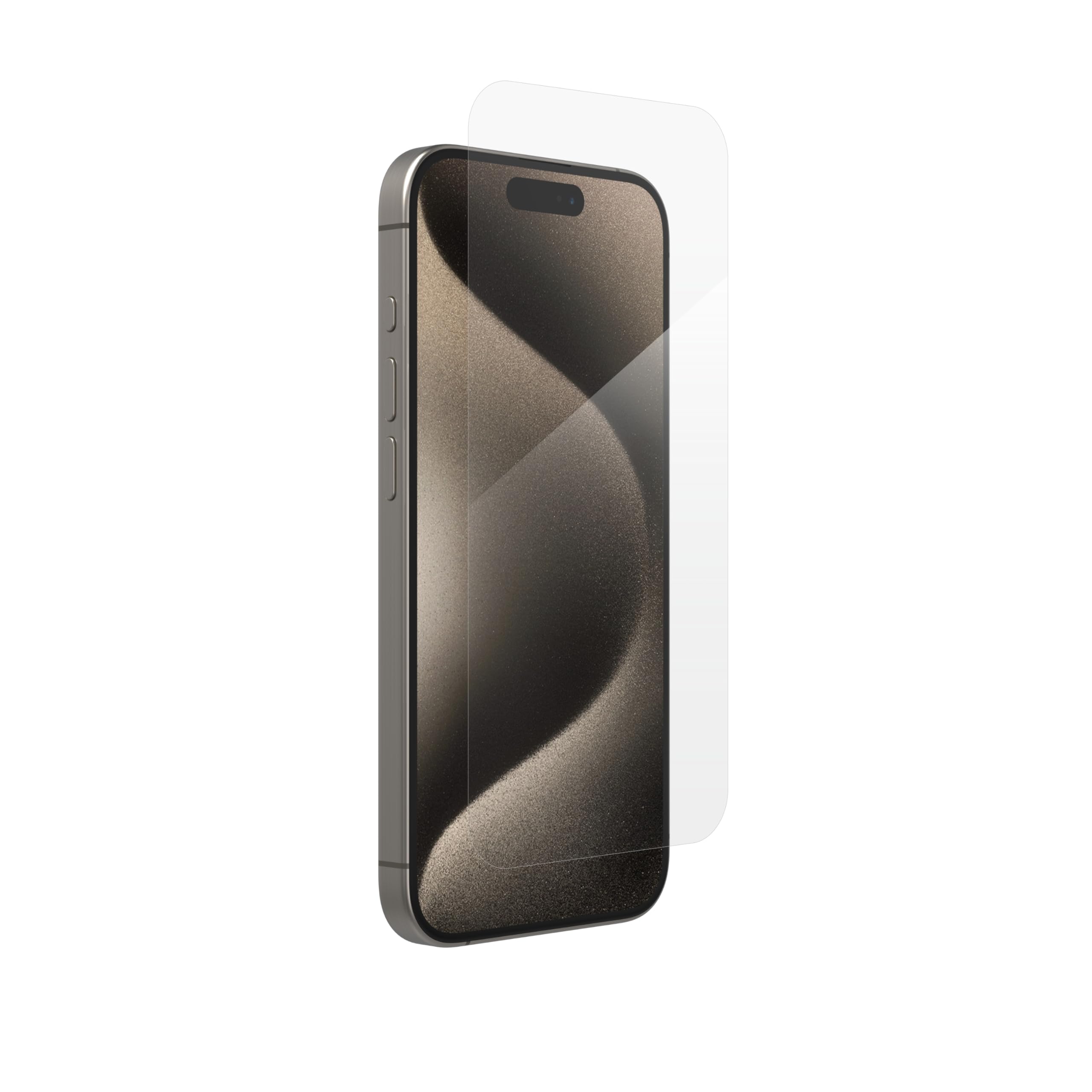 ZAGG InvisibleShield Glass XTR3, Displayschutz aus gehärtetem Glass für iPhone 15 Pro [6.1-Inch], Hüllentauglich, Blaufilter, Einfache Installation, berührungsempfindlich, stossfest (Transparent)