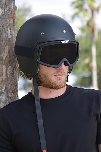 Miniatura 8 de Birdz Pelican Black Fitover Padded ATV Motorcycle Riding Over The Glasses (OTG) Goggles