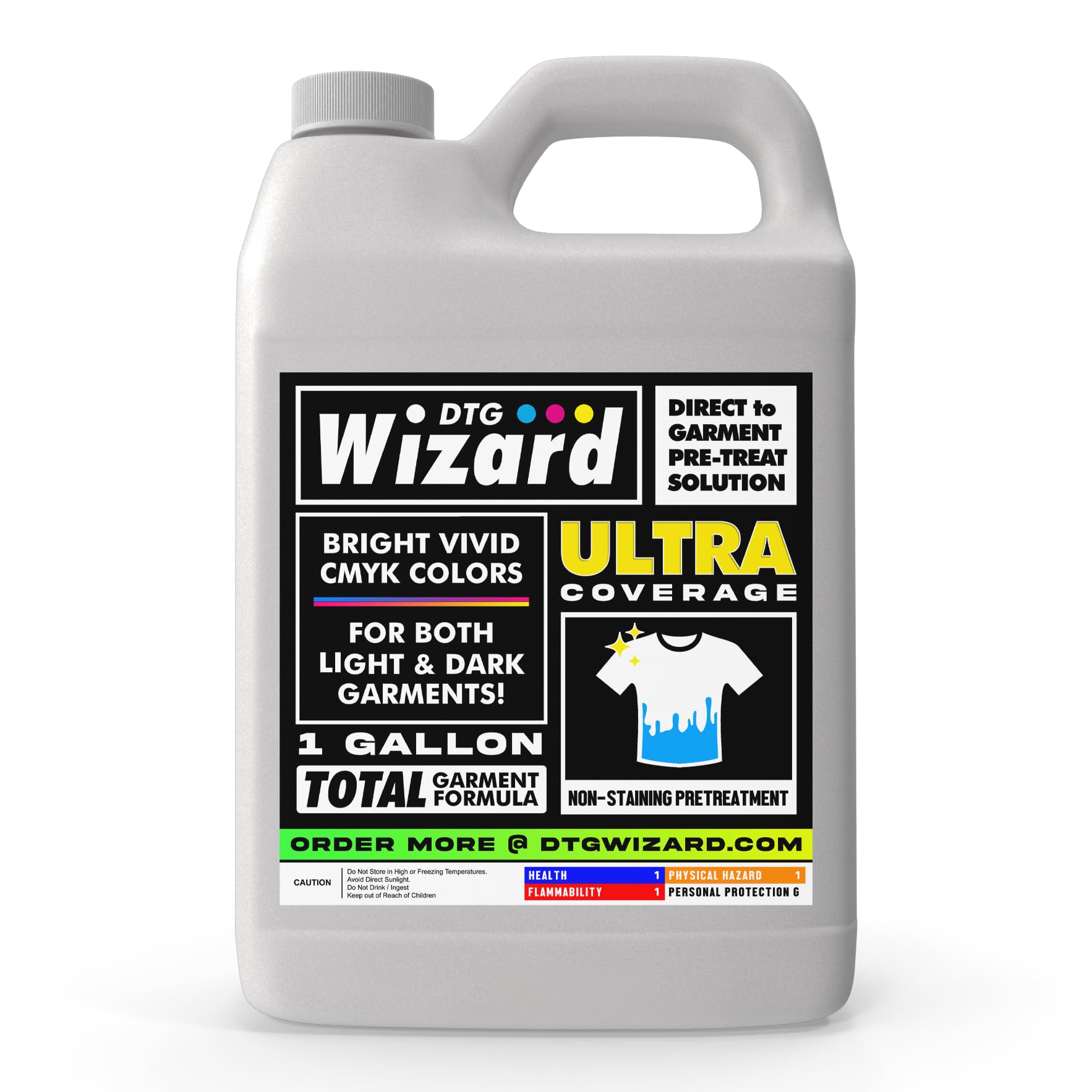 DTG Wizard Ultra Dark and Light Shirt Pretreatment