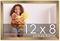 Vista 103 de Poster Palooza Marco de madera de bronce dorado de 26 x 34 pulgadas, acrílico UV, respaldo de tablero de espuma y accesorios para colgar incluidos