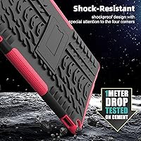 Vista 3 de ROISKIN Funda con función atril de 2 capas resistente a prueba de golpes para niños 2021 Release Tablet 10 y 10 Plus funda de 11ª generación sin