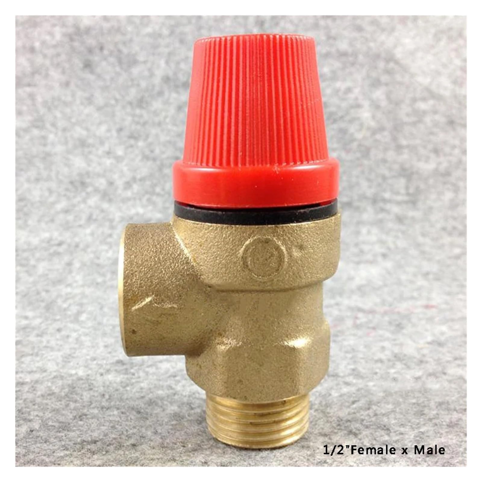 Valvola di sicurezza in ottone, interruttore di scarico for scaldabagno solare, 1/2" 3/4" femmina x femmina/femmina x maschio, valvola di sicurezza in ottone(1/2 Female x Male,1.5 Bar)