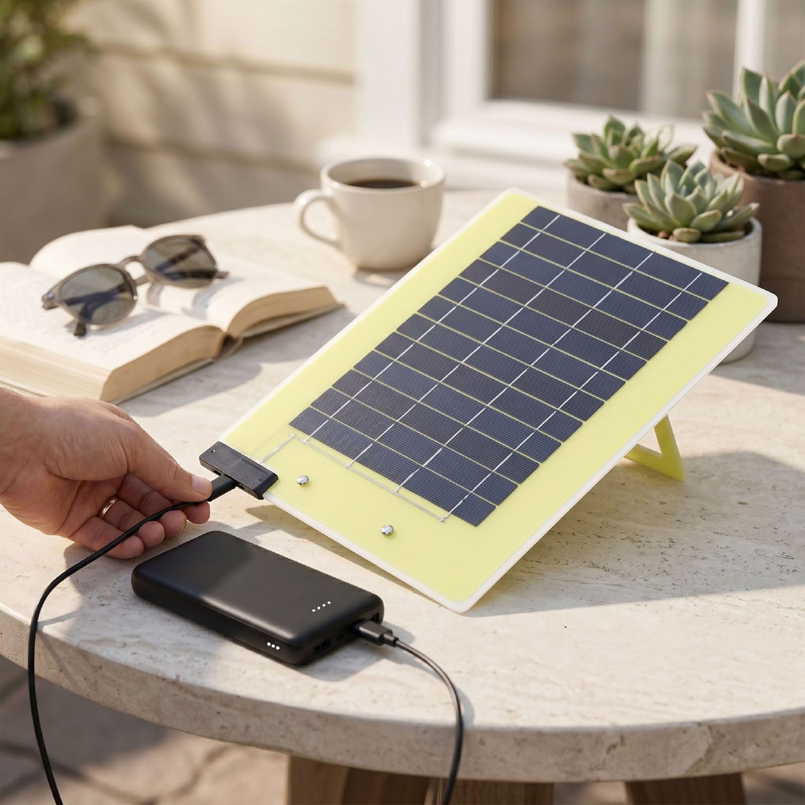 Kompaktowe ładowarki do paneli słonecznych składane ładowarki panel wydajnościowy przenośna monokrystaliczna tablica solarna do telefonów tabletów kompaktowych