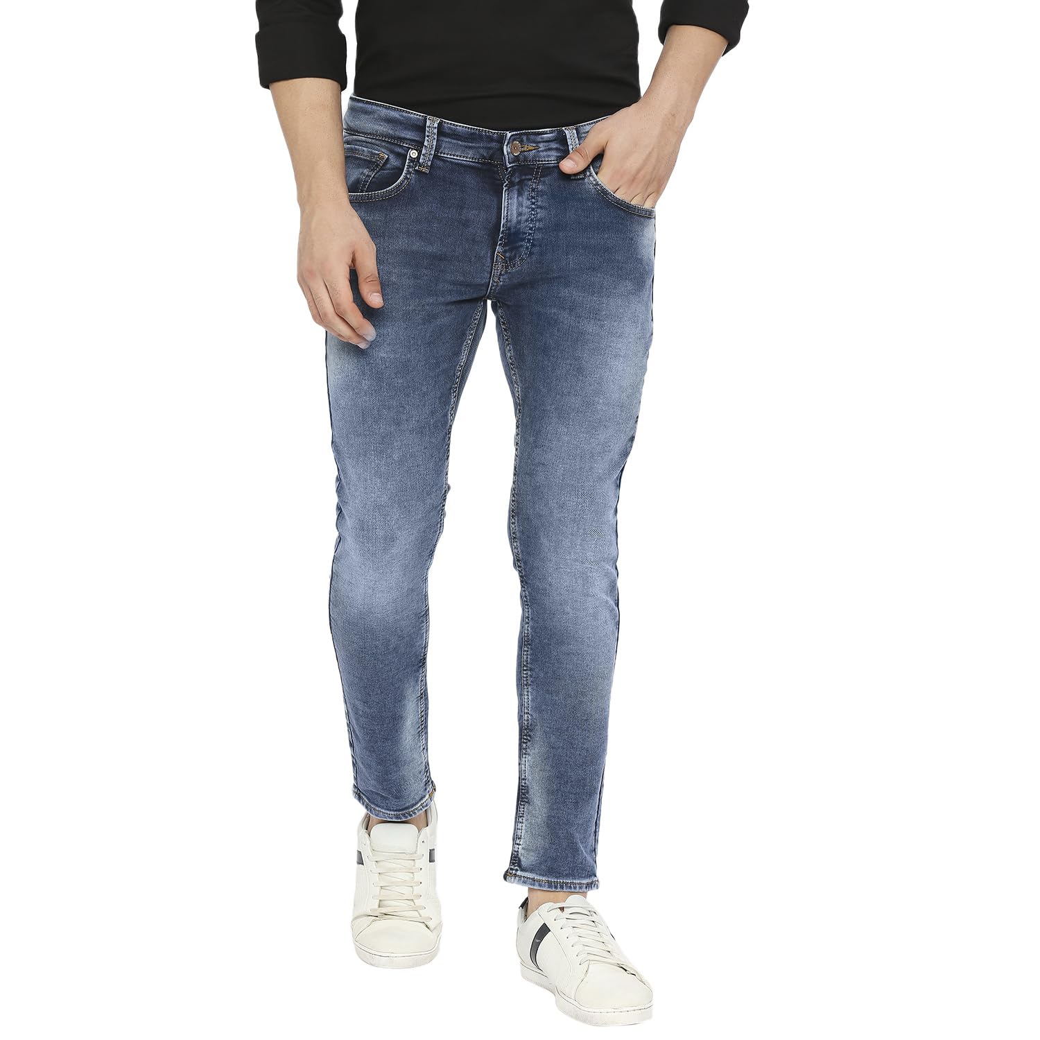 spykar Men's Slim Fit Low Rise Jeans-picture-32