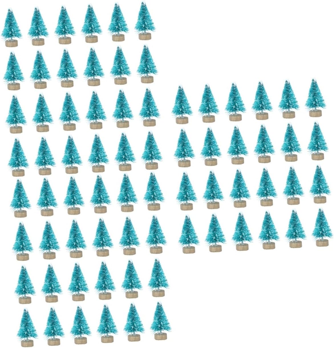 Pack of 72 Mini Christmas Tree, Artificial Christmas Tree Decoration