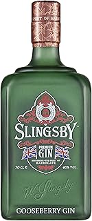 Slingsby Gooseberry Flavoured Gin – Award-Winning Gin using Locally Sourced Botanicals and Infused with Yorkshire Gooseberries - 40% Vol - 70cl Bottle