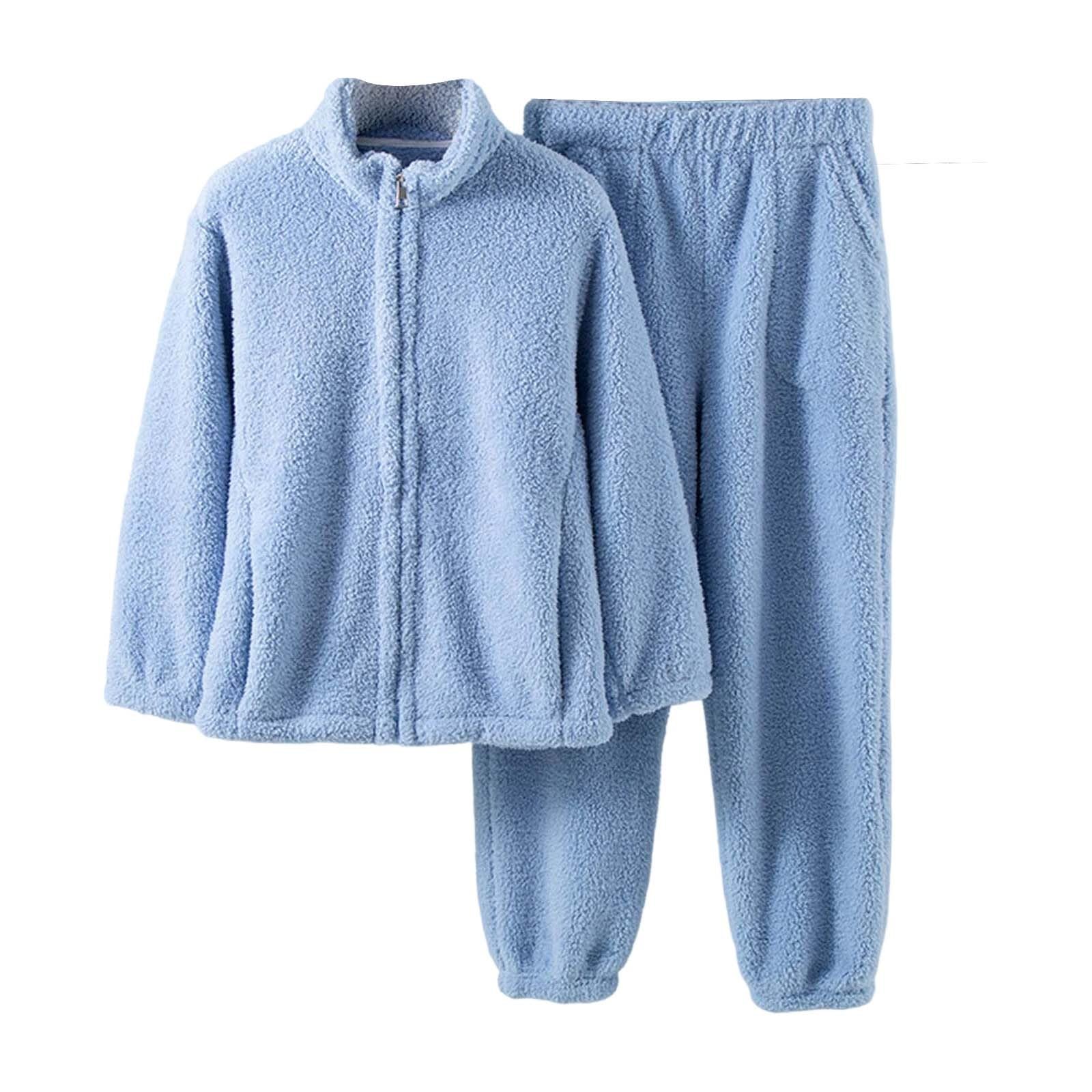 de forro polar coral, grueso y cálido, informal y deportivo, holgado, apto para usar en casa o fuera de casa. Incluye cremallera.