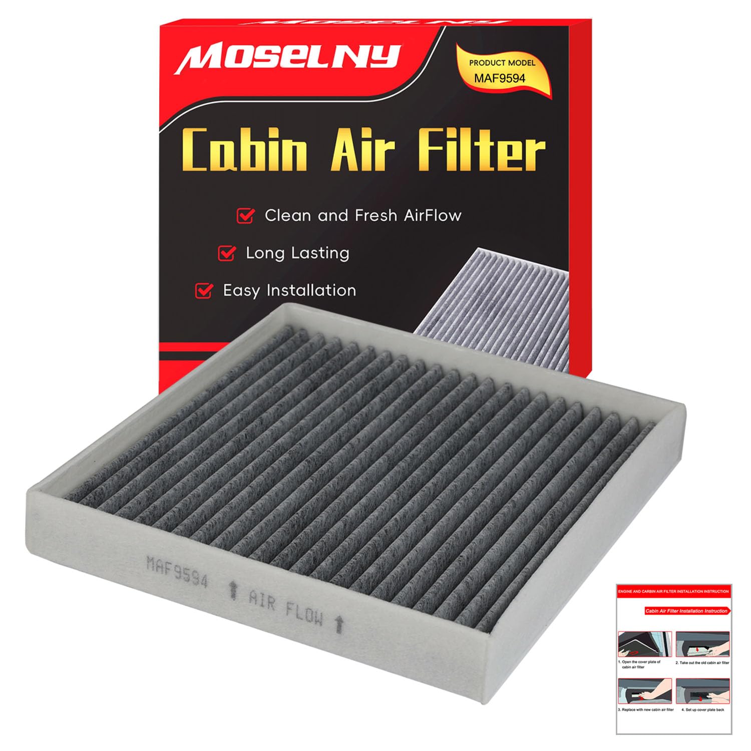 ①【未開封】CDARVAC01 エアベントフィルター '01Elix/'96 Amazon.com: Cabin Air Filter with Activated Carbon for CF12820
