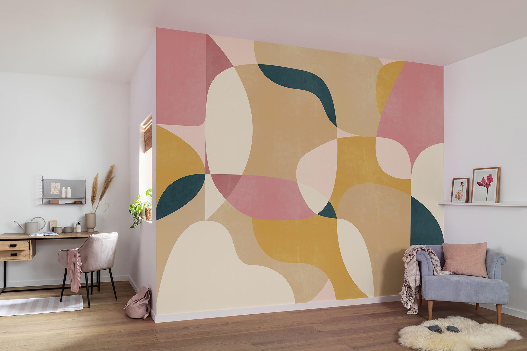 Komar Non-Woven Photo Wallpaper - Baby Girl - Size 350 x 250 cm - Wallpaper, Wall Decoration, Living Room, Bedroom, Office - Image 3