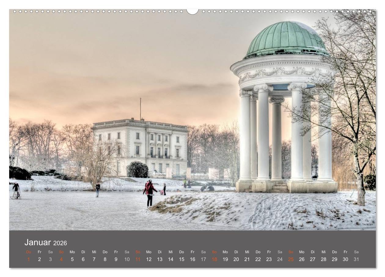 Leipzig - Parks und Landschaften (hochwertiger Premium Wandkalender 2026 DIN A2 quer), Kunstdruck in Hochglanz: Die wunderschönen Parks und Landschaften von Leipzig. (CALVENDO Orte)