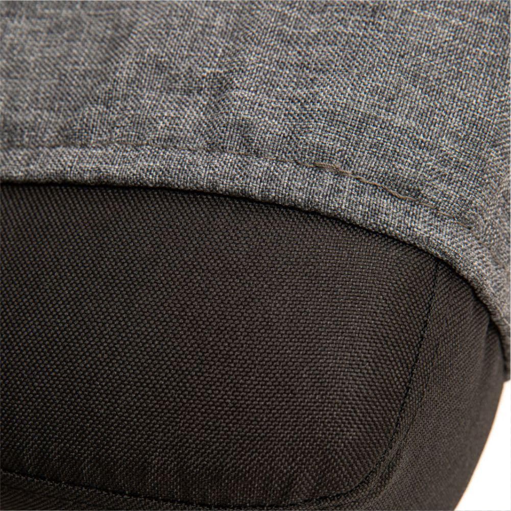 BLACK POINT O'kneel Basic Siege Assis Genoux en Lin pour Le Bureau et la Maison. Chaise de Bureau Ergonomique (L'ensemble Comprend Une Housse de Chaise Gris) Siege Ergonomique pour Le Travail