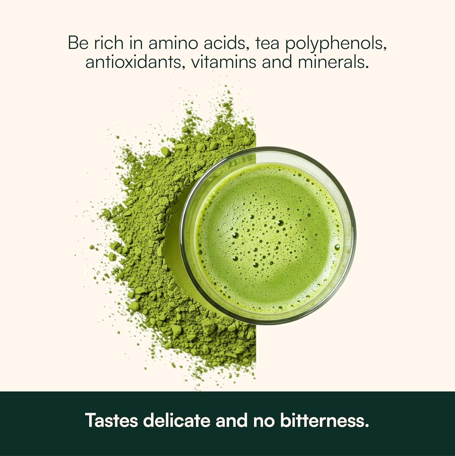 MASH Matcha Reines Bio-Teepulver 50 g, Zeremonienqualität, 100% Bio-Matcha-Pulver, vegan