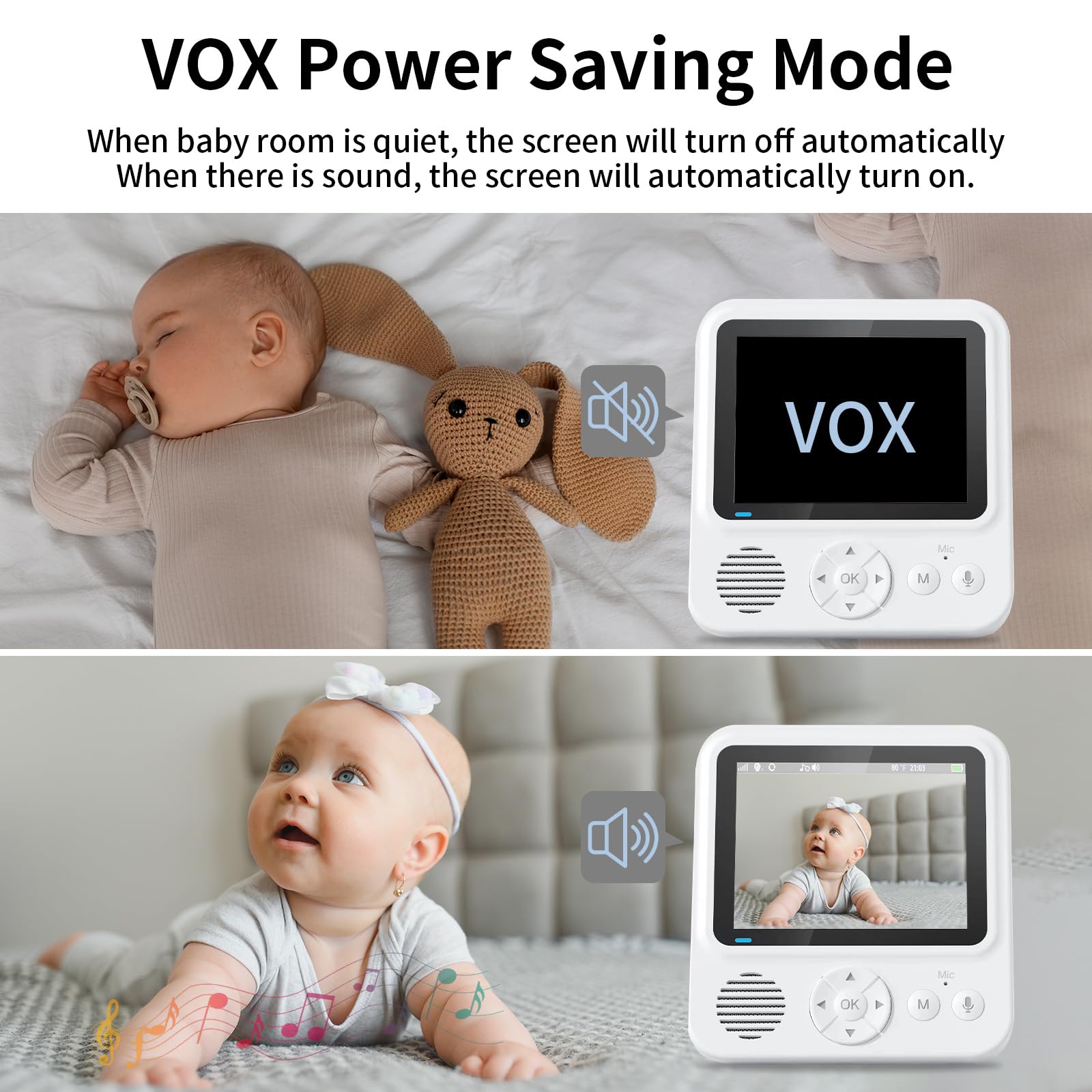 Baby Monitor with Camera and Night Vision - Image 2