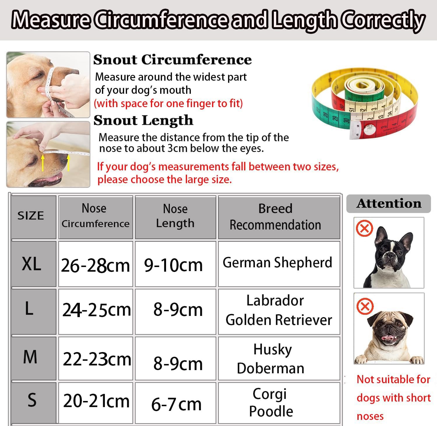 Museliere pour Chien， Empêche de Mâcher/Manger/Mordre Couvre, Muselière Respirante, Réfléchissante et Ajustable pour Museliere Chien(Noir_M)