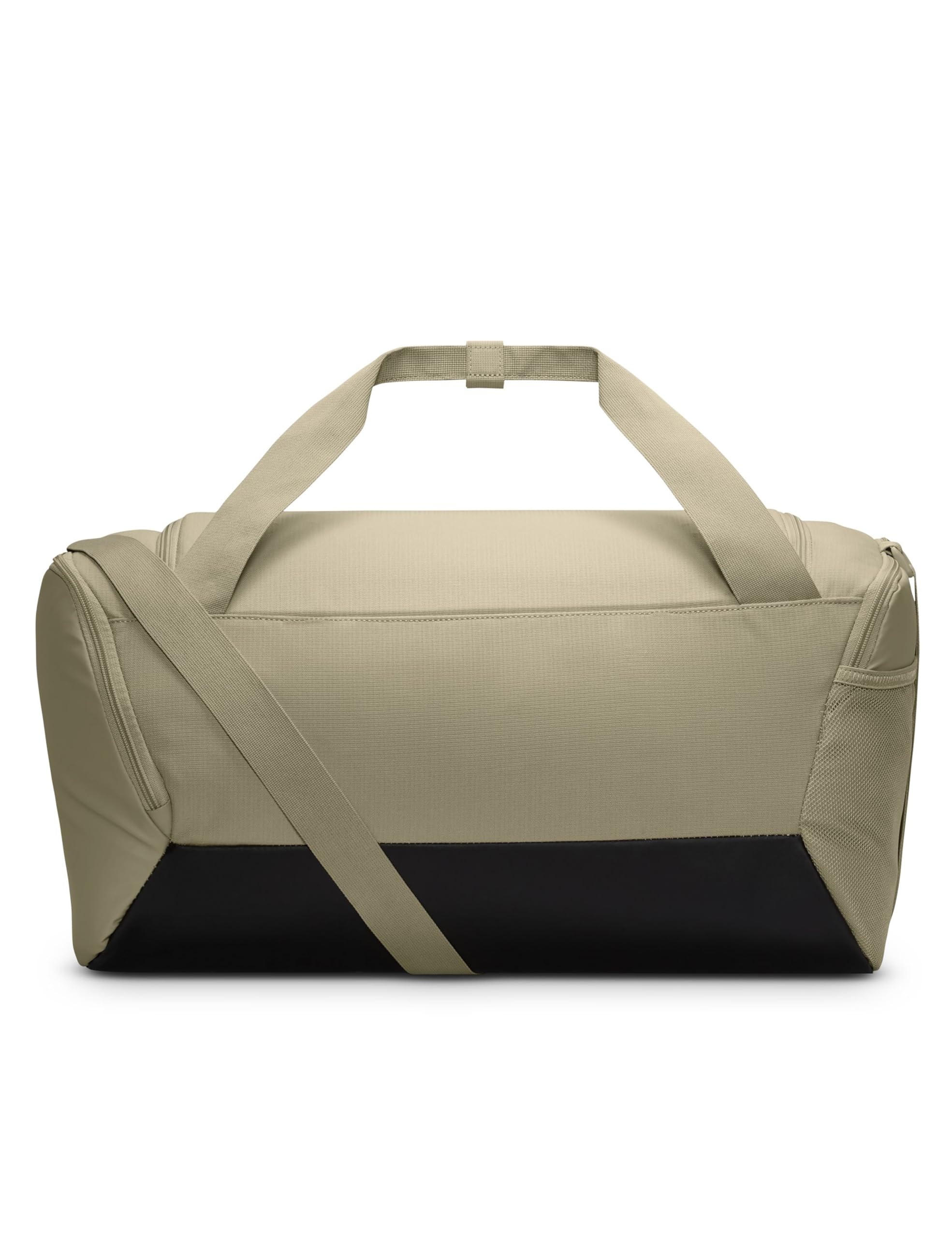 Nike Brasilia Kleine Canvas-Taschen, 9,5 l, 41 l, Khaki, Schwarz/Kerze