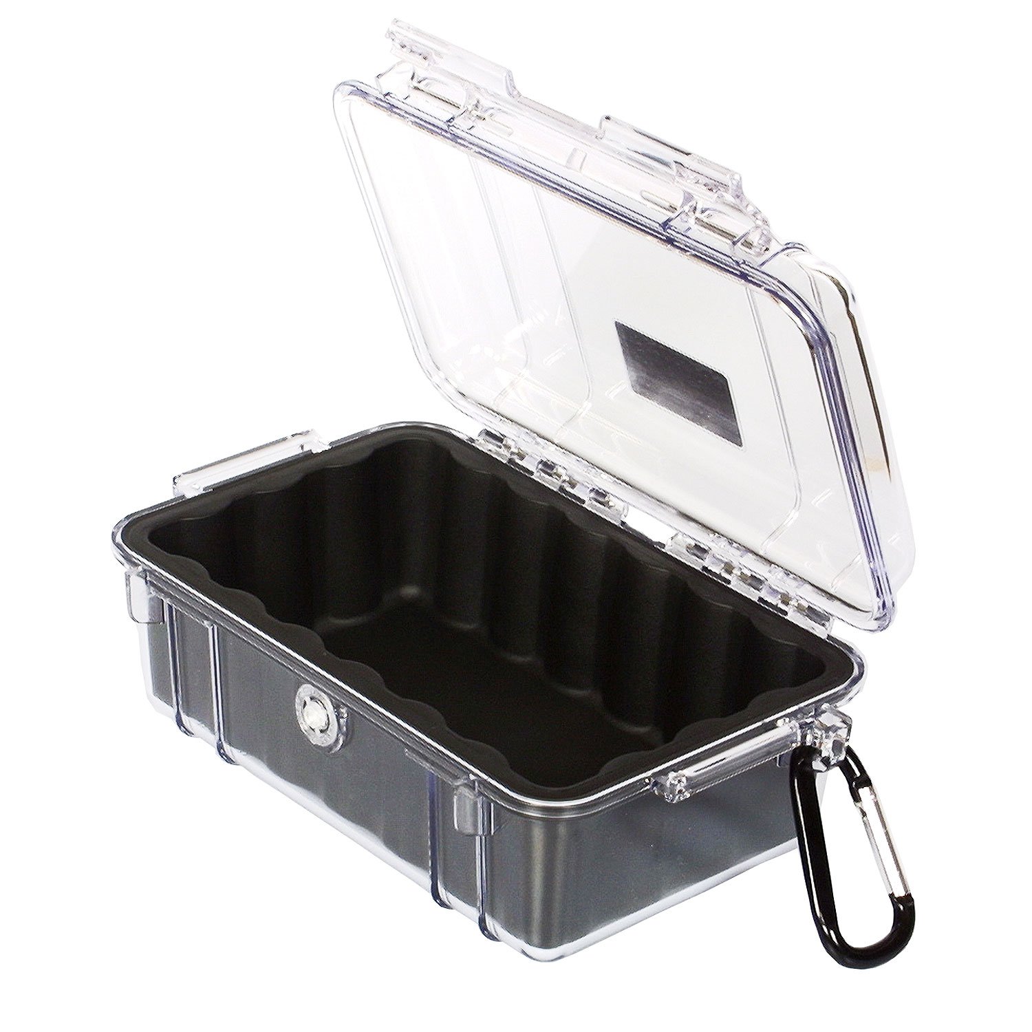Pelican Micro Case 1050, Colore Rosso/Transparente