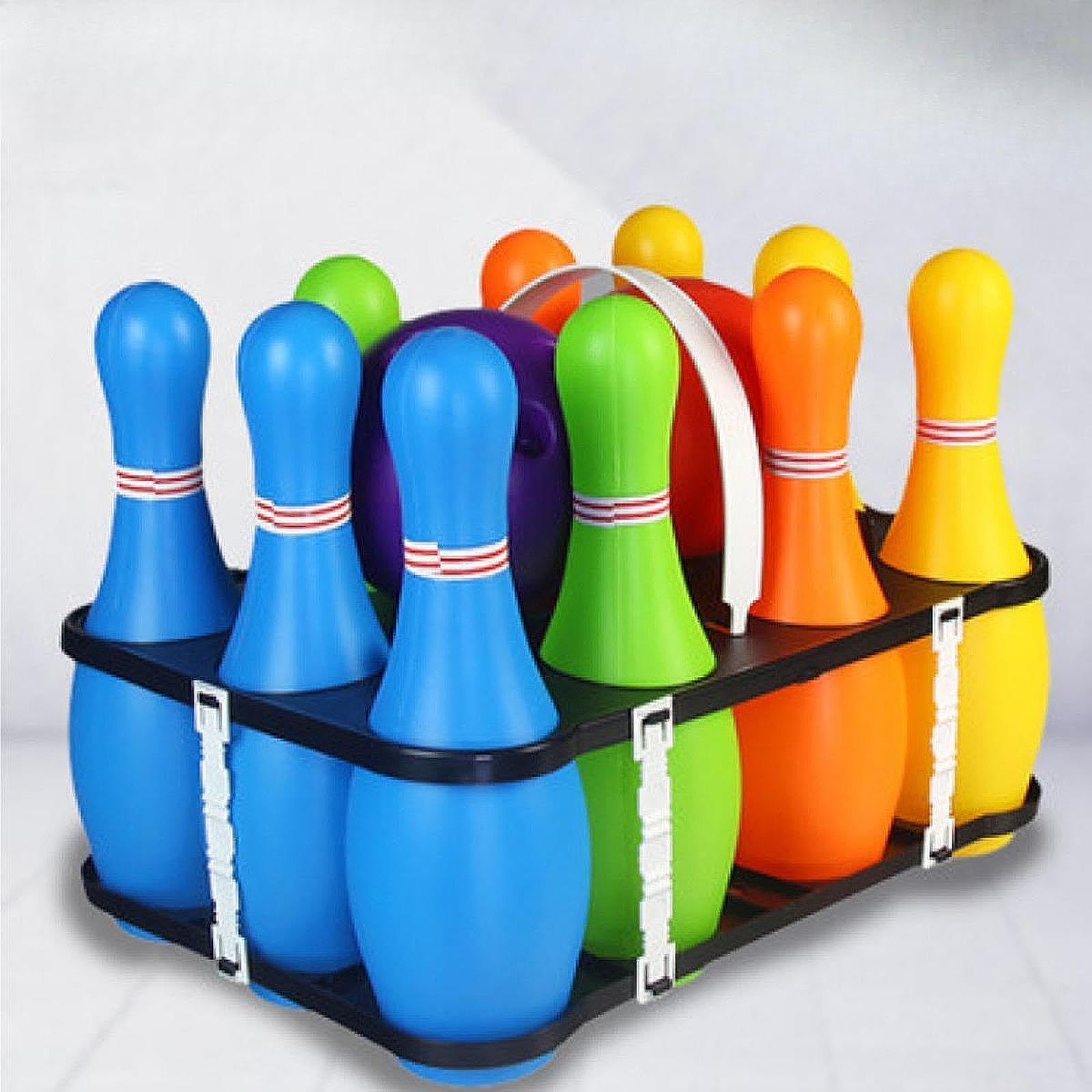 Bowling Set für Kinder mit Kegeln Und Bällen, Geschenkidee