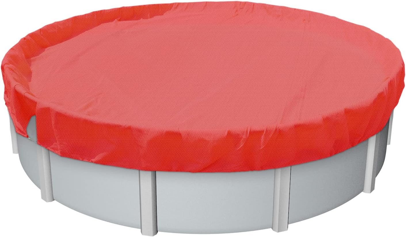E&K 8' Pool Cover Round Winter Swimming Pool Safety Cover