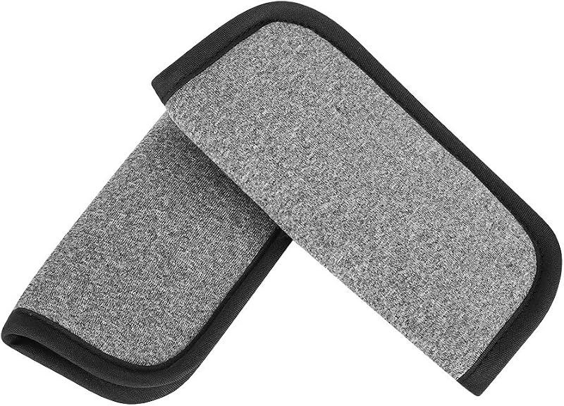 Accmor Baby Car Seat Straps Shoulder Pads, Stroller Belt Covers, Soft Seat Belt Covers for Baby Kids, Strap Covers for Car Seats, Pushchair, Stroller,Gray