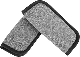 Accmor Baby Car Seat Straps Shoulder Pads, Stroller Belt Covers, Soft Seat Belt Covers for Baby Kids, Strap Covers for Car Seats, Pushchair, Stroller,Gray