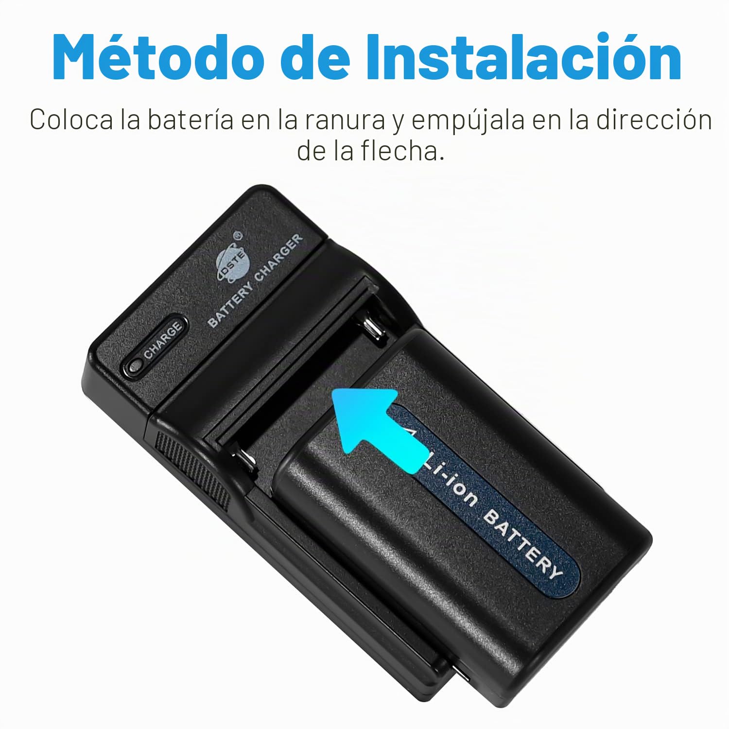 DSTE 2PCS NP-FM50 NP-FM30 Batería y Cargador para Sony NP-FM30, CCD-TRV126, CCD-TRV128, CCD-TRV138, CCD-TRV208, CCD-TRV218, CCD-TRV228, CCD-TRV238