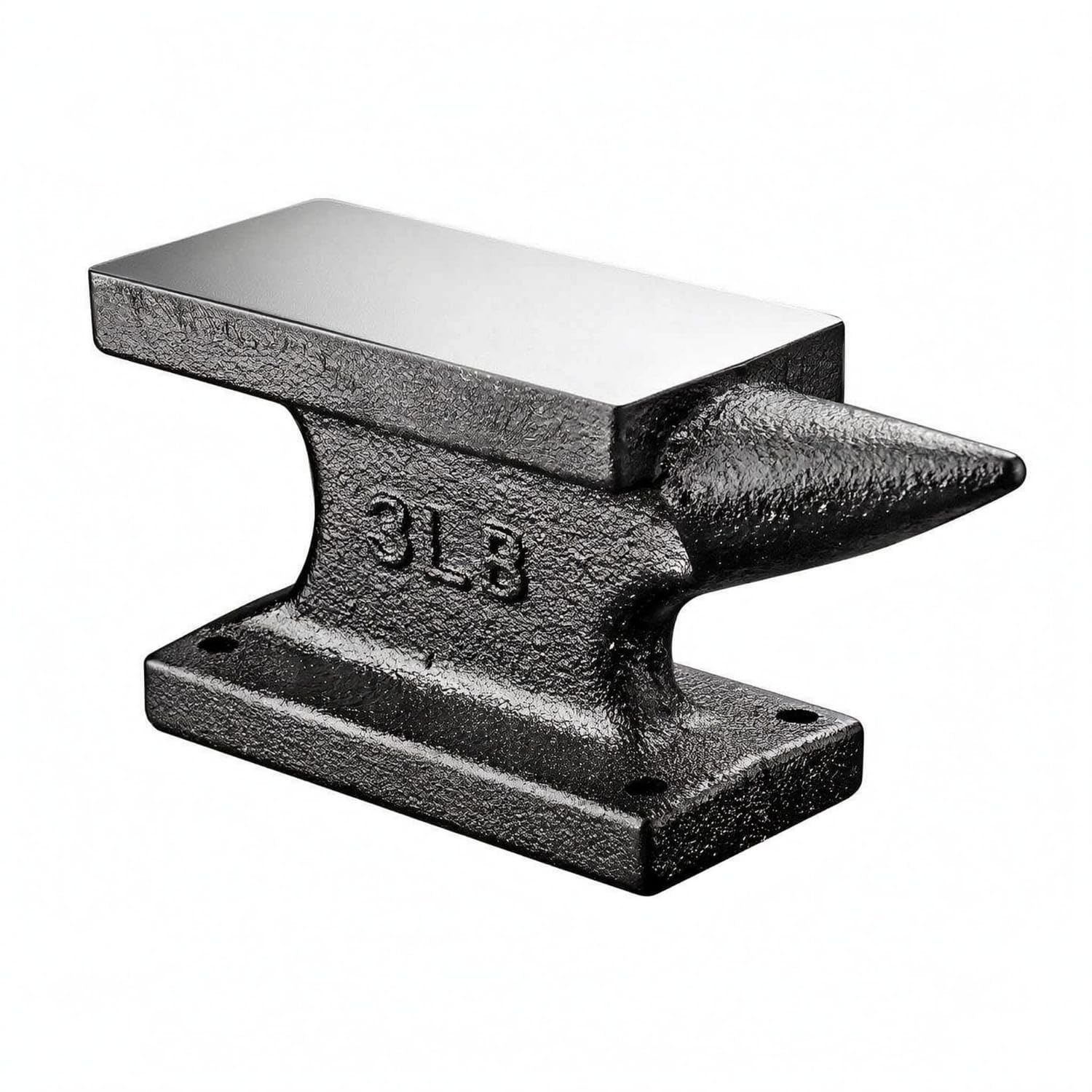 Polished Face Tapered Anvil Textured Finish Cast Iron Anvil Heavy Base Sturdy for Forging, Metalworking Shop, 1.5KG-picture-25