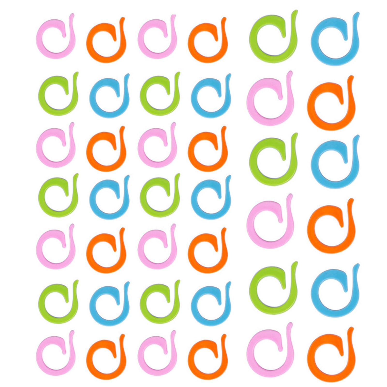 CUNZJIA 160Pcs Colorful Stitching Markers Cotchet Locking Stitching Markers Rings for Knitting Crocheting Weaving Sweater Scarf