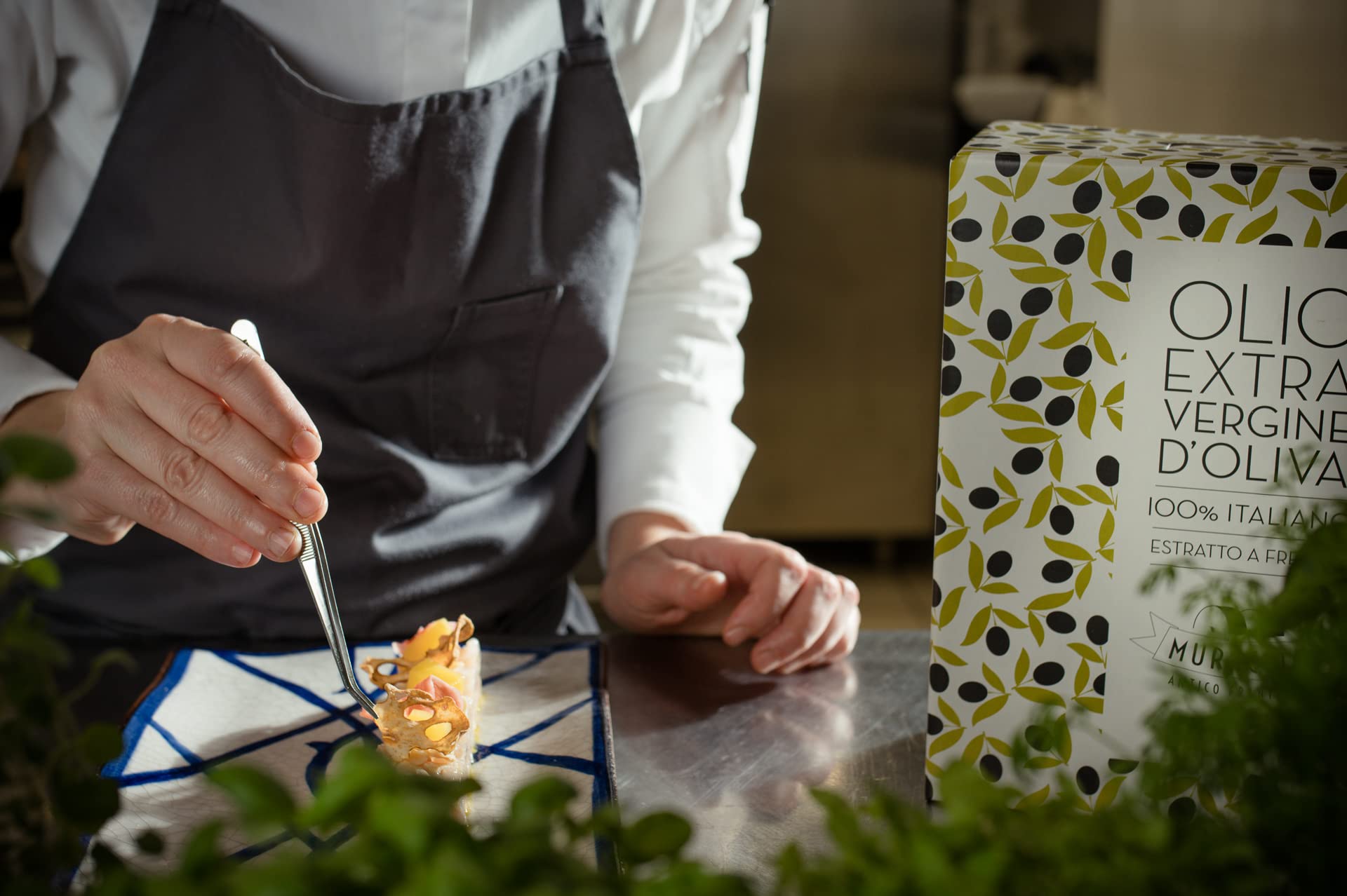 Frantoio Muraglia, Bag in Box di Olio Extra Vergine d'Oliva con Dosatore da 5 lt, Fruttato Intenso