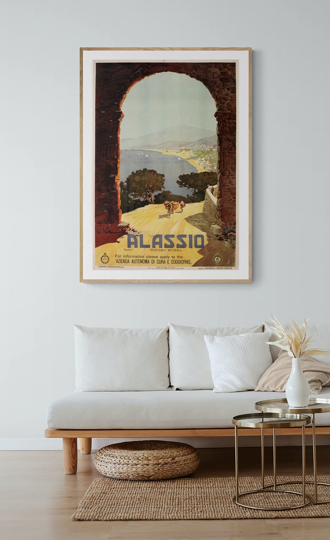 Set Di Arte Della Parete Del Paese Francese SQ Set Di Stampe D'arte Vintage Paes - Foto 2