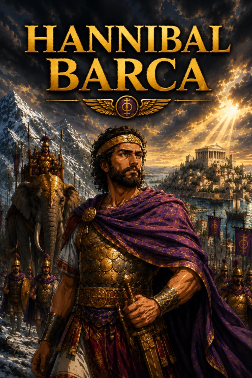 Hannibal Barca: Ancient Rome Military Strategy Learning Story Biography (Icons of History Manga)