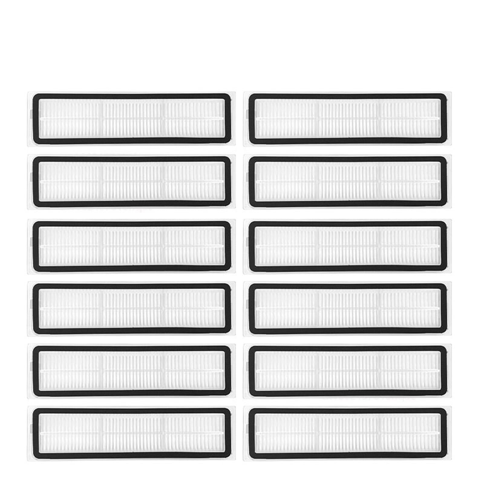 Compatible For Dreame D9 Max Gen2 Robot Vacuum, 5-in-1 Replacement Kit With Rubber Brush, Side Brushes, Mop Pads, HEPA Filters(Plum)