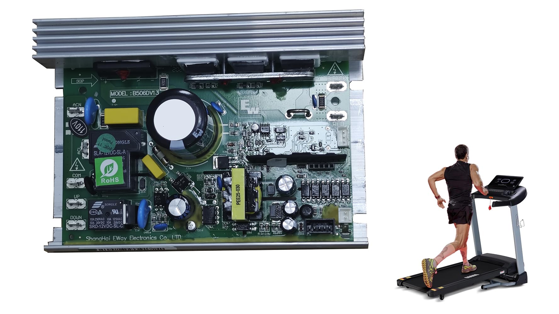 Placa de control B506DV13 con regulación de potencia constante para cinta de correr 5