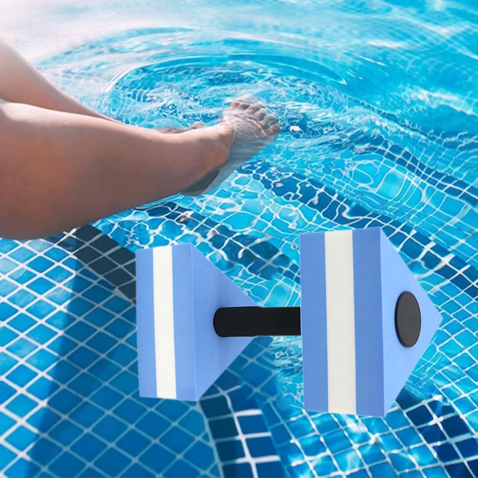 F Fityle Barre d'haltères Aquatique, haltère Aquatique, résistance à la Piscine, haltère à Eau EVA, Barre à 'haltères de Natation pour l'exercice