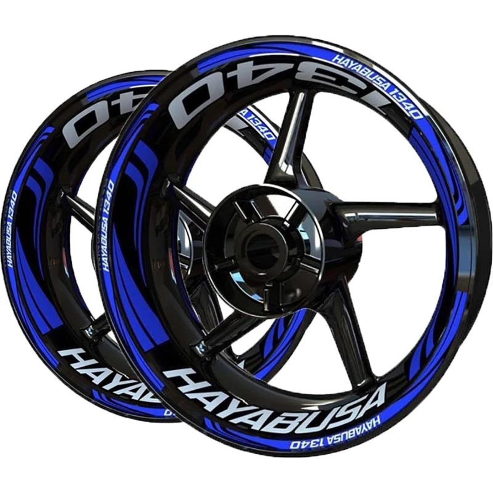 Motorcycle Wheel Decals Sticker Decal Set Accessories for Suzuki for Hayabusa 1340(Color6)