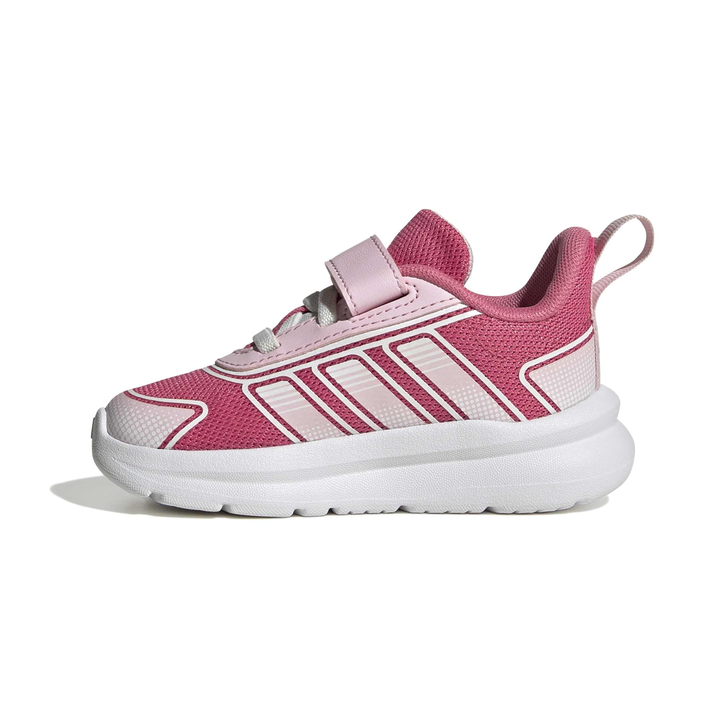 adidas Unisex Baby Tensaur Run 4.0 Infants Shoes, Pink Fusion/Clear Pink/FTWR White, 8 UK Child