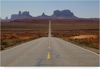 American School 'Road To Monument Valley' Canvas Art