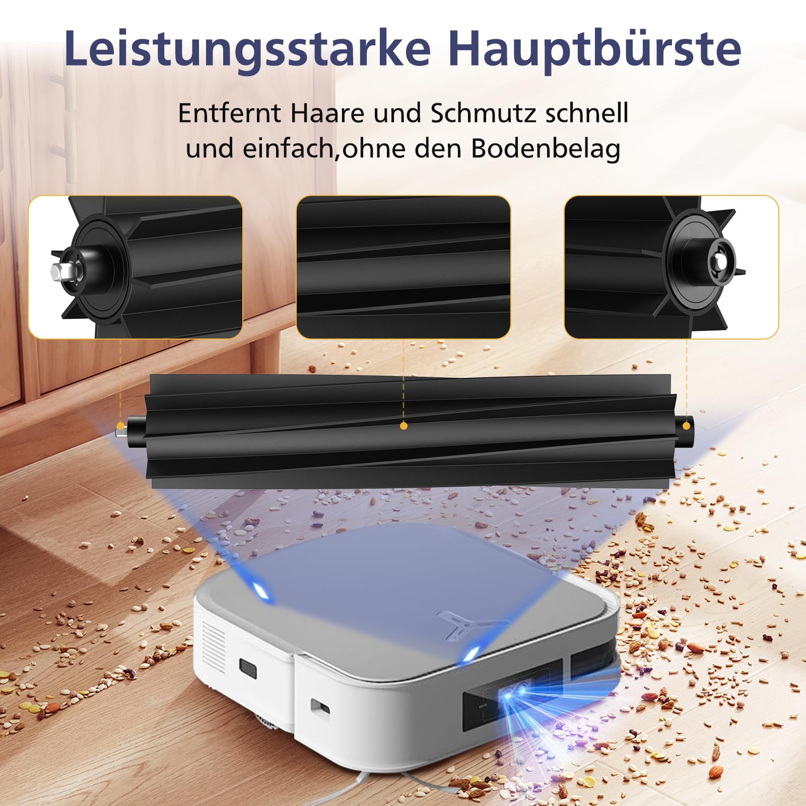 19 sztuk akcesoriów do robota odkurzającego Ecovacs Deebot X2 Omni/ X2 / X2 Pro, 1 szczotka główna, 4 filtry HEPA, 4 podkładki do mopa, 4 worki do kurzu, 6 szczotek bocznych, zestaw akcesoriów